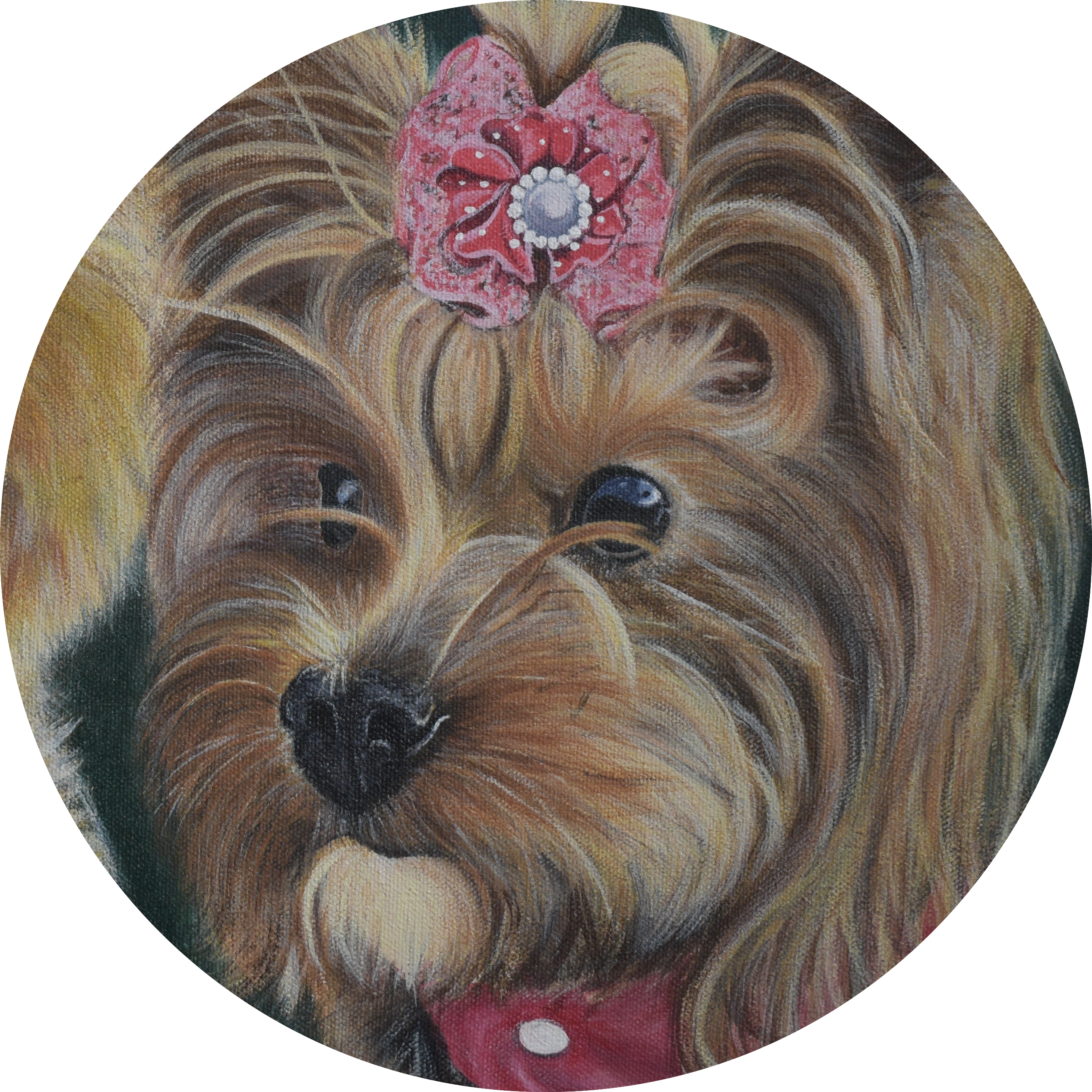 DANA, ACRYLIC, COMMISSION fOR VALENTINE'S DAY, 14” BY 18”, 2021