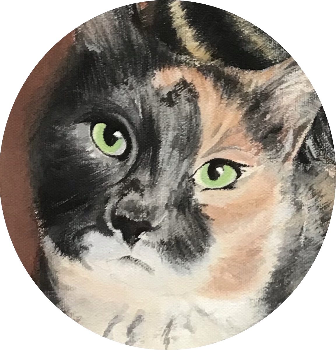 CALLIE, ACRYLIC, COMMISSION, 20” BY 24”, 2021