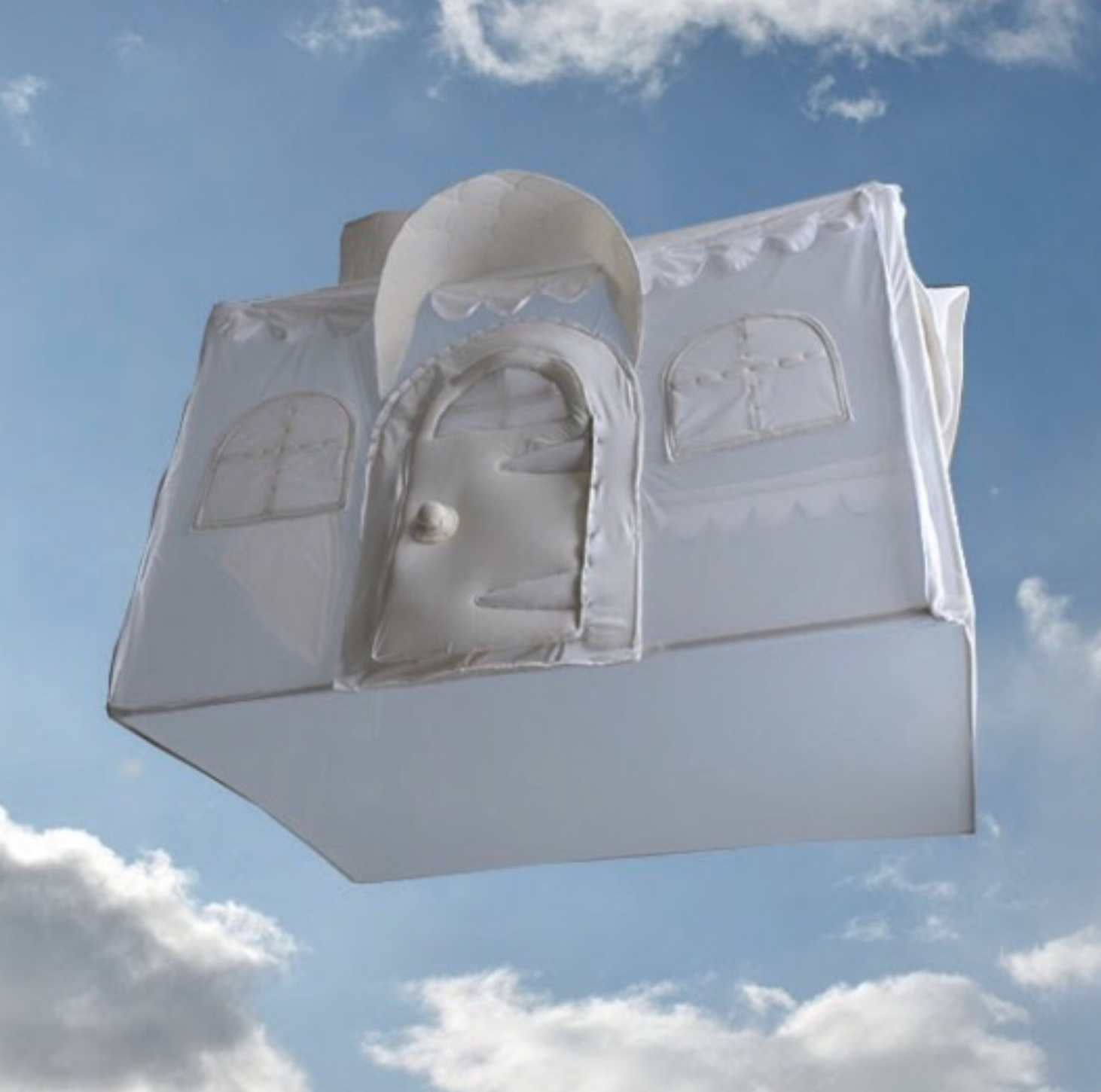 PLAYHOUSE, 44”W, 31.55”H, FLOATING OUTSIDE SCULPTURE,PHOTOSHOP, 2020