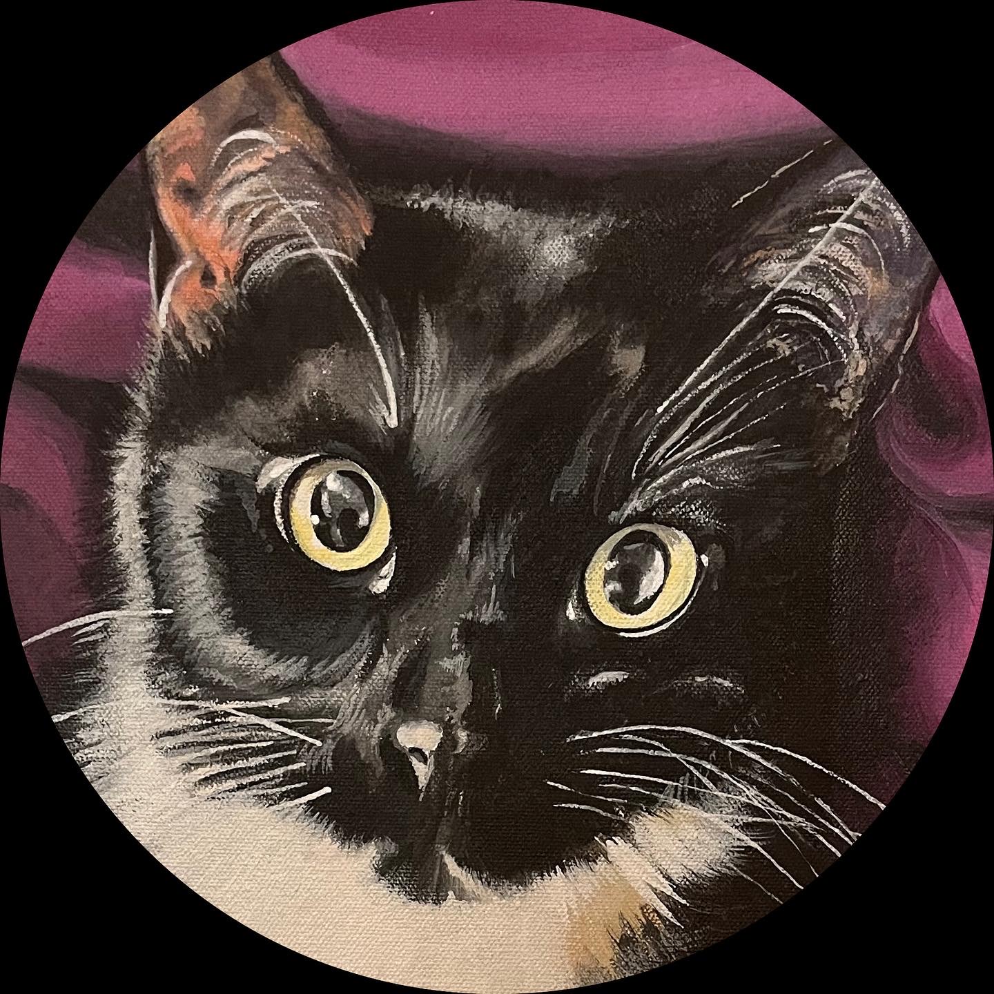 DEEZEL,ACRYLIC,COMMISSION, 11” BY 14” 2022.